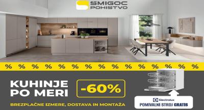 do -60% na nemške kuhinje NOBILIA